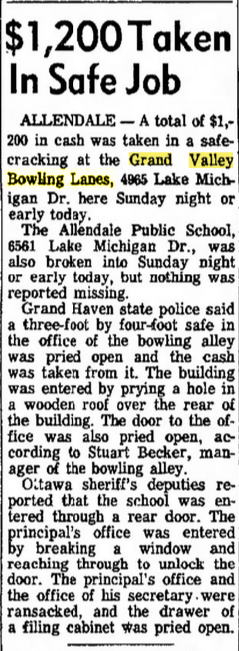 Grand Valley Lanes - Feb 1966 Robbery (newer photo)